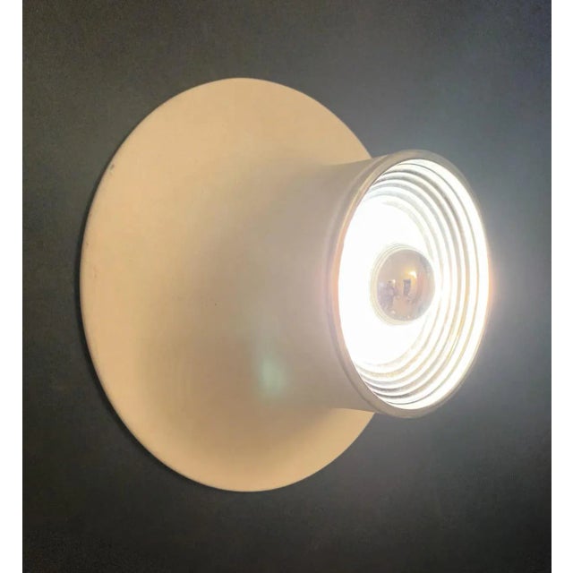 Mid 20th Century Enameled Aluminum Sconces - a Pair For Sale - Image 6 of 13