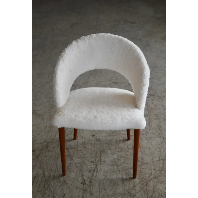 Wonderful vanity of dressing chair for the bedroom designed by Frode Holm in the 1950s for the high end retailer Illum's...