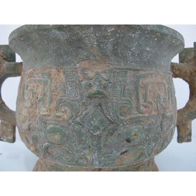 Early 20th Century Chinese Archaic Bronze Ware Gui Western Zho Style Ritual Food Bowl Vessel For Sale - Image 5 of 12