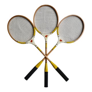 Mid 20th Century Dumont Badminton Racquets - Set of 3 For Sale