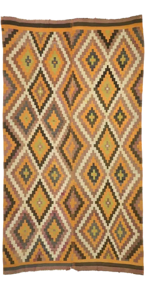 Semi-Antique Turkish Kilim Rug, 08'05 X 15'02