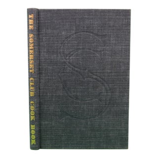 "The Somerset Club Cook Book" 1963 For Sale