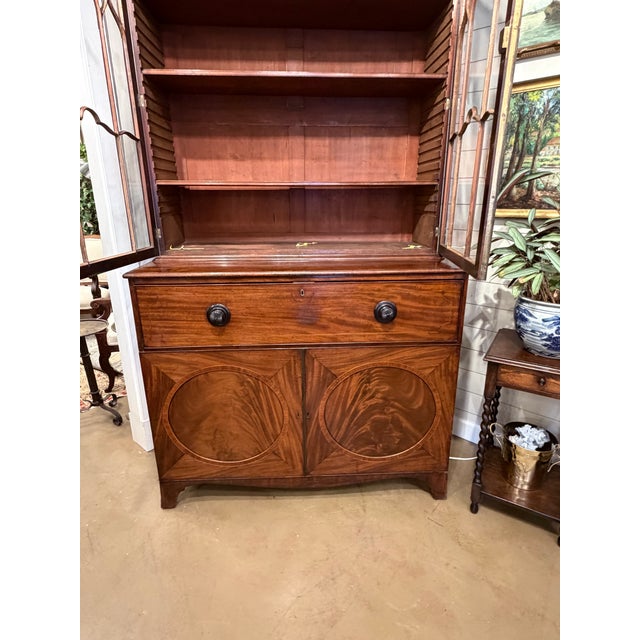 19th Century English Secretary Bookcase For Sale - Image 14 of 16