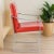 Bert England 1970s Chromed Steel & Red Leather Arm Chairs For Sale - Image 4 of 7