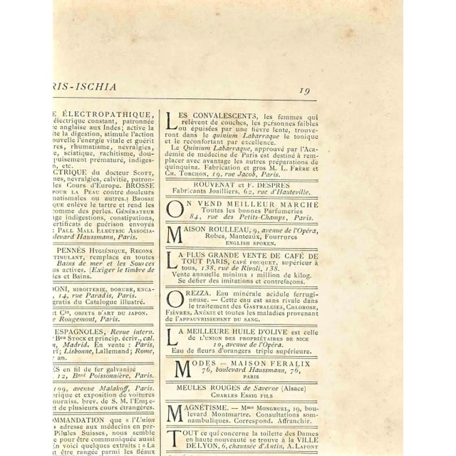 The View is a print realized by Alfred Stevens (1823-1906), in the late 1880s. Lithograph on ivory-colored paper. Signed...