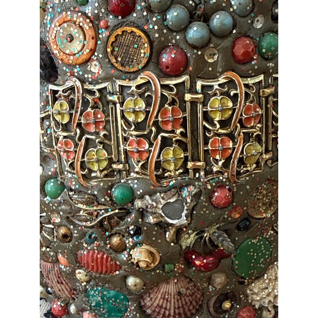 Folk Art Handmade Memory Vase For Sale - Image 11 of 12