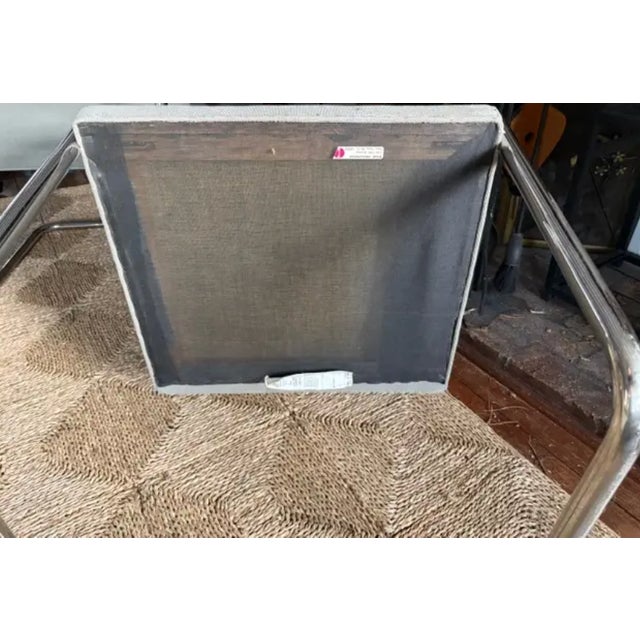 Mid Century Knoll International Brno Tubular Chrome Cantilever Chairs - Signed and Dated 1979 For Sale - Image 13 of 17