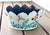 Vintage Toleware (Tole Ware) Butterfly Cachepot – Teal Hand‑Painted Metal Planter / Jardiniere For Sale - Image 9 of 10