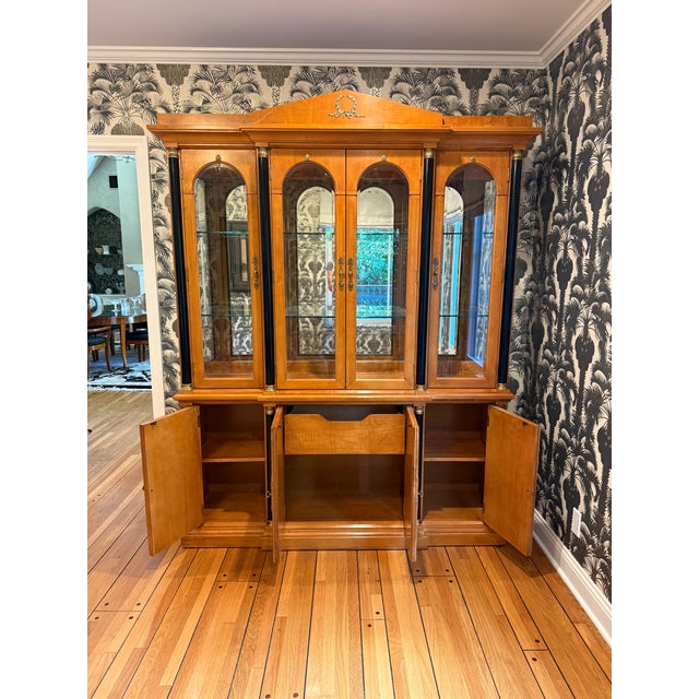 Thomasville Thomasville Grand Classics Biedermeier Breakfront China Cabinet For Sale - Image 4 of 8