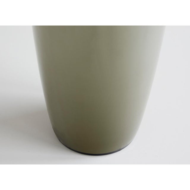 Olive Large Table Lamp from Ed. Venini, 1960s For Sale - Image 8 of 11