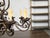 Mid 20th Century Mid Century Modern French Steel 12-Light Chandelier with Scrolls and Dark Patina For Sale - Image 12 of 12