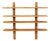 Wall Shelf B17 Bookcase for Wall Mounting in Elm Wood by Pierre Chapo, 1967 For Sale