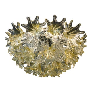 20th Century Murano Esprit Flush Mount by Venini For Sale