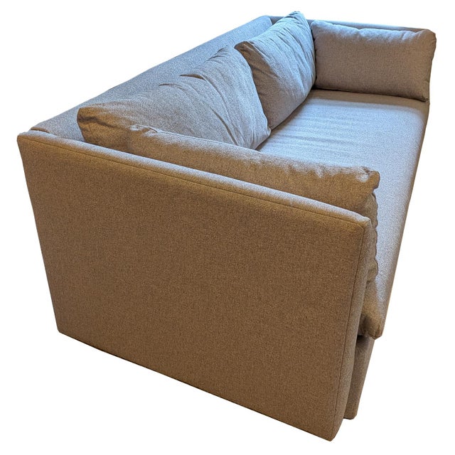 Sofa is less than a year old and shows no signs of wear. No pets, no smoking. I'm moving and it doesn't fit in the new place.