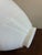 White Vintage White Milk Glass Ribbed Cone Lamp Shade For Sale - Image 8 of 8