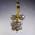 Lungo Vecchio Chandelier With Striped Globes For Sale - Image 9 of 12