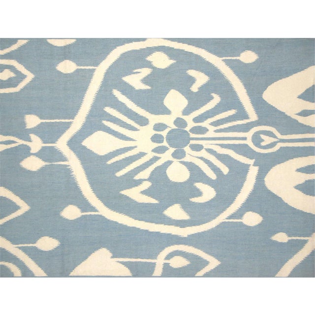 Contemporary Ikat Design Kilim For Sale