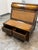 Design Plus Gallery presents a Vintage Asian Wooden Storage Bench. The bench has two rounded upper compartments, two lower...