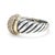 David Yurman Classic Cable Diamond Band Ring 18k Yellow Gold and Sterling Silver, Size 6.25 For Sale - Image 4 of 8