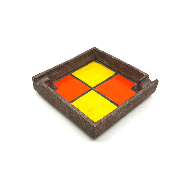 Mid-Century Space Age Ceramic Ashtray, Aldo Londi Bitossi Italy 1970s For Sale - Image 12 of 17