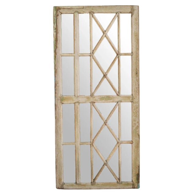 Farmhouse Wood Window Mirror Chairish