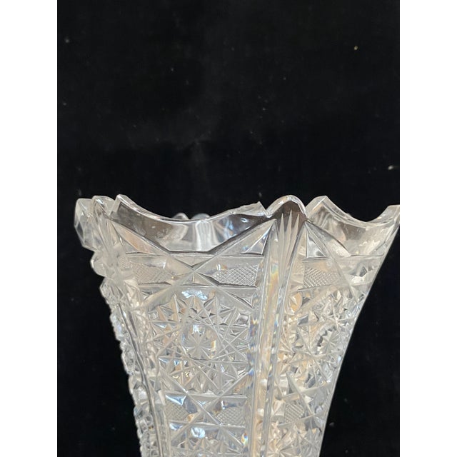 Modern Regency Crystal Vase, 1960s, in Flawless conditions. Designed 1960 to 1969