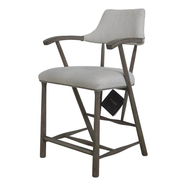 Hooker Linville Falls Stack Rock Modern Counter Stool For Sale