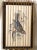 Chinoiserie 1950s Chinoiserie Caged Blue Bird Original Watercolor Painting by William Edwin Fager Gilt Metal Birdcage Frame For Sale - Image 3 of 17