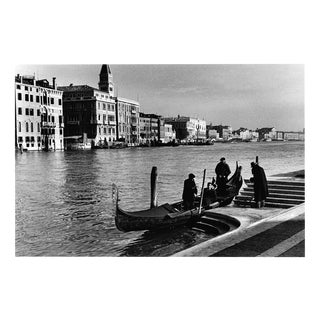 Erich Andres, Gondolas on the Grand Canal, Venice, Photographic Print For Sale