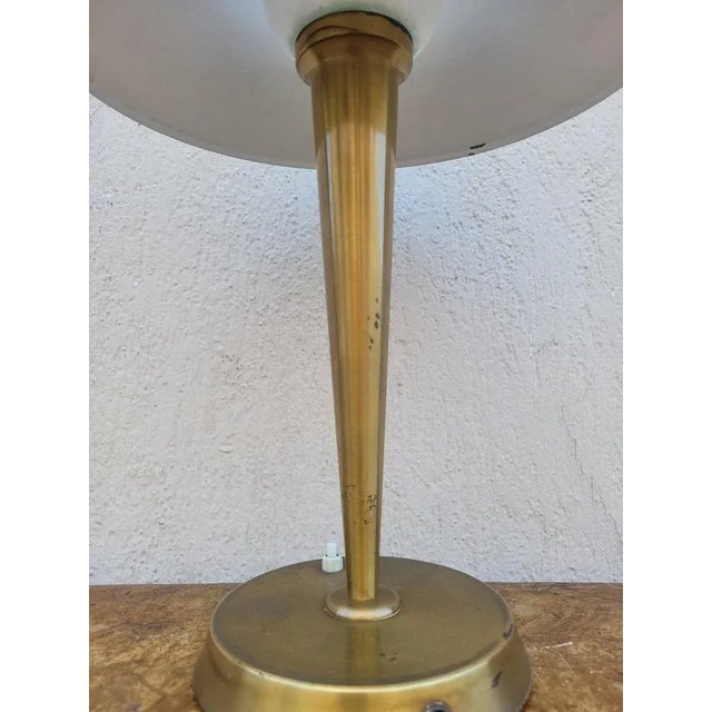 20th Century Brass Table Lamp from J Perzel For Sale - Image 4 of 13