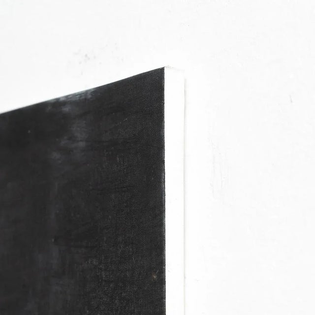 Early 21st Century Enrico Della Torre, Art Black Composition, Charcoal on Canvas, 2017 For Sale - Image 5 of 12