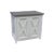 Montage Nightstand Width: 32" Depth: 21" Height: 30" Finish Pearl Base with Gray Plaster Top