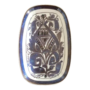 Vintage 1960s Mid-Century Modern Ceramic Dish From Denmark