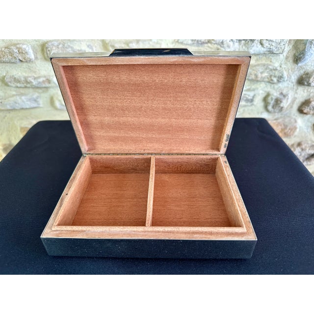 Chrome and Brass Box, 1970s For Sale - Image 4 of 10