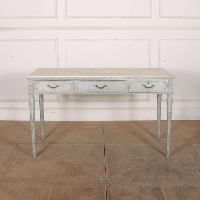 Swedish Painted Writing Table, 1890s For Sale - Image 13 of 13
