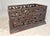 Folk Art Antique Hand Carved German Black Forest Wood Reticulated Dresser Spool Box For Sale - Image 3 of 12