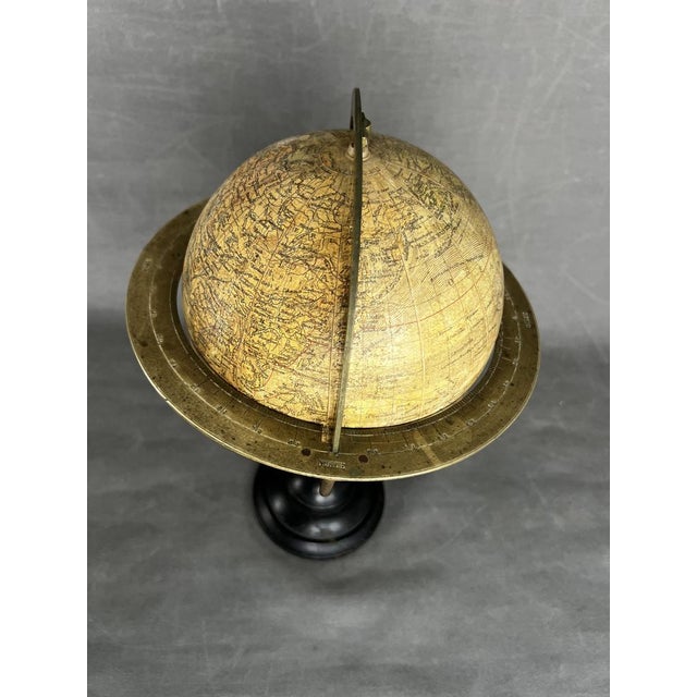 Globe by Faustino Paluzie, Barcelona, Spain, 19th Century For Sale - Image 3 of 12