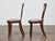 Brown Pair of English Mahogany Hall Chairs with Carved Eagle Heads, 19th Century For Sale - Image 8 of 11