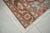 1970s Distressed Oushak Runner Rug Low Pile Faded Colors Pink Hallway Decor - 2'8″ X 12'7″ For Sale - Image 11 of 13