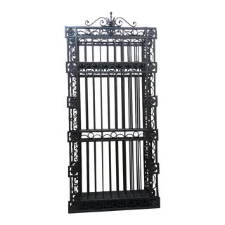 Italianate Style Custom Made Iron Wine Racks For Sale