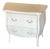 Vintage French Provincial Louis XV Style Painted Bombé Two-Drawer Chest For Sale