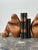 1980s Vintage Laminated Wood Figural Bookends by Robert Hargrave, Circa 1970s-80s For Sale - Image 5 of 16