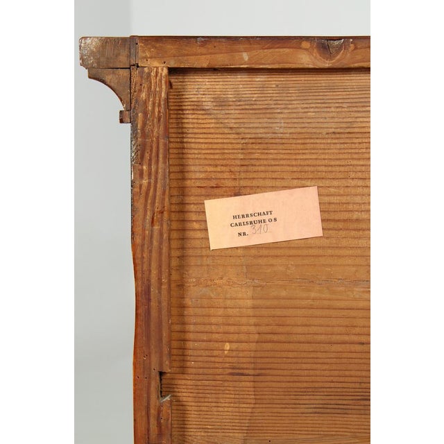Biedermeier Chest of Drawers from Castle Carlsruhe, 1810 For Sale - Image 15 of 18