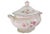 1950's Homer Laughlin sugar bowl with lid in the Virginia Rose pattern. Era: Vintage Condition: Very Good; some wear...