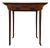 Antique English Cross-Banded Mahogany Writing Table, 1800s For Sale