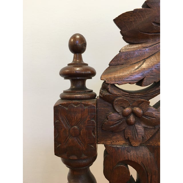 Red Antique Dining Chairs, Set of 4 For Sale - Image 8 of 9