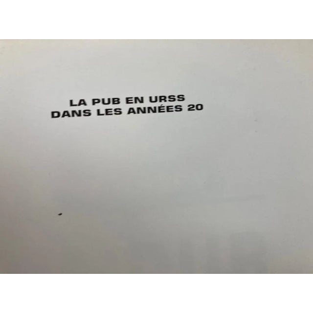 Advertising in the in the 1920s, La Pub in Urss French Book For Sale - Image 10 of 13