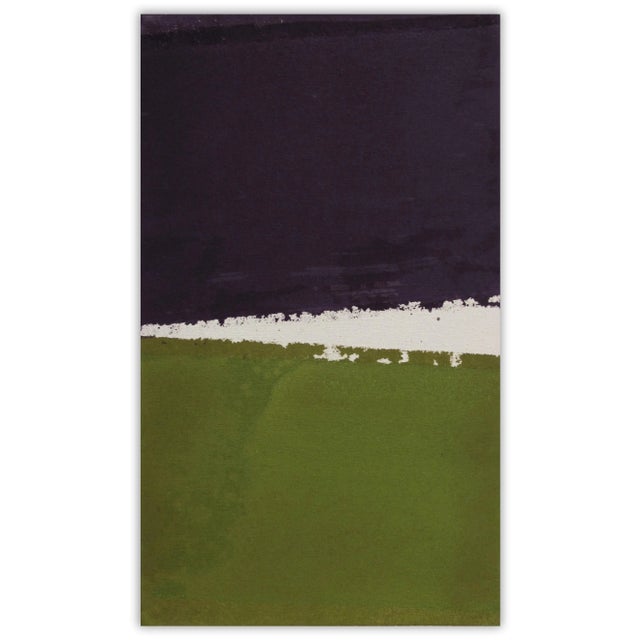 Contemporary Abstract Mixed Media on Paper Painting "Vg1" by Guillaume Moschini For Sale - Image 4 of 4