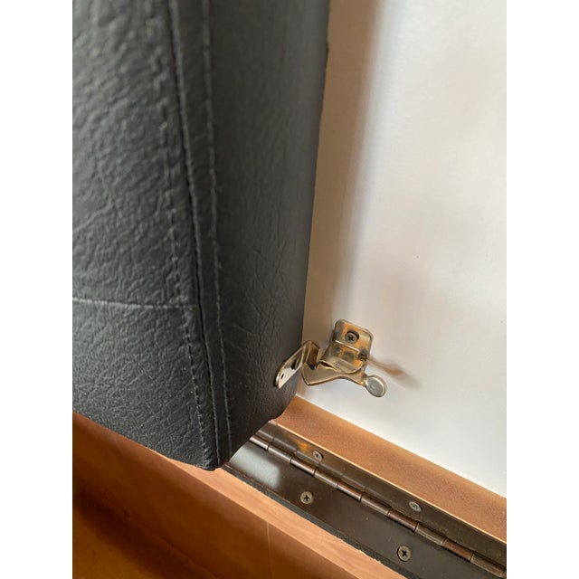 1970s Dillingham Walnut Blanket Chests Twin Headboard Bed Set of 2 For Sale - Image 10 of 12