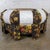 Late 20th Century Traditional Large Octagon Ottoman With Floral Tapestry Button Tufted Cushion Top For Sale - Image 12 of 17